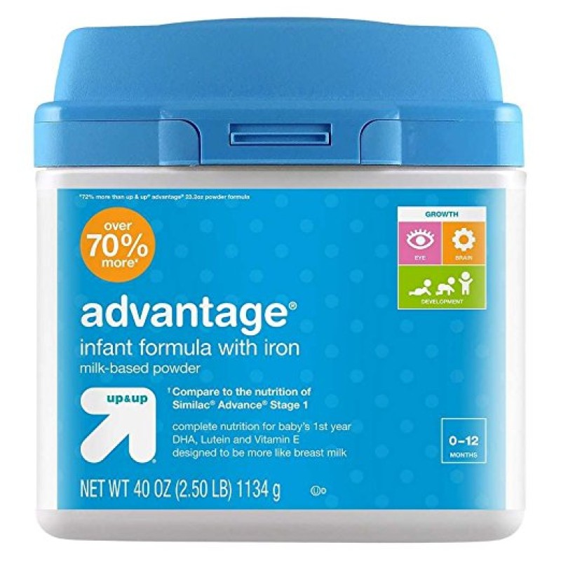 Up & Up™ Infant Formula Advantage - Sữa bột cho trẻ em từ 0 - 12 tháng - 40oz – 1134 gram / 1 hộp - Target