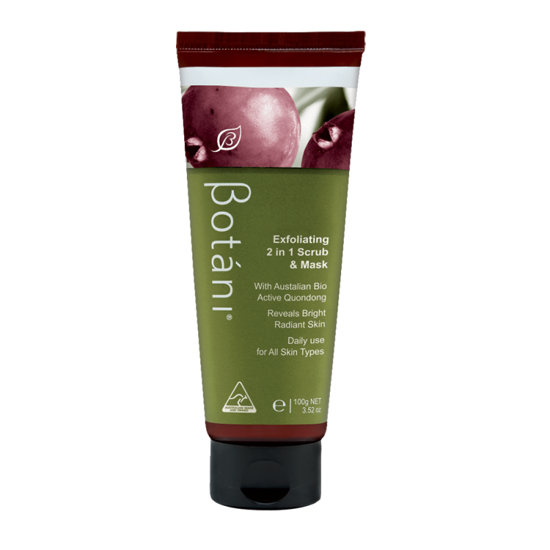Tẩy Tế Bào Chết Và Mặt Nạ 2 Trong 1 – Exfoliating 2 In 1 Scrub & Mask (100g) - Botáni