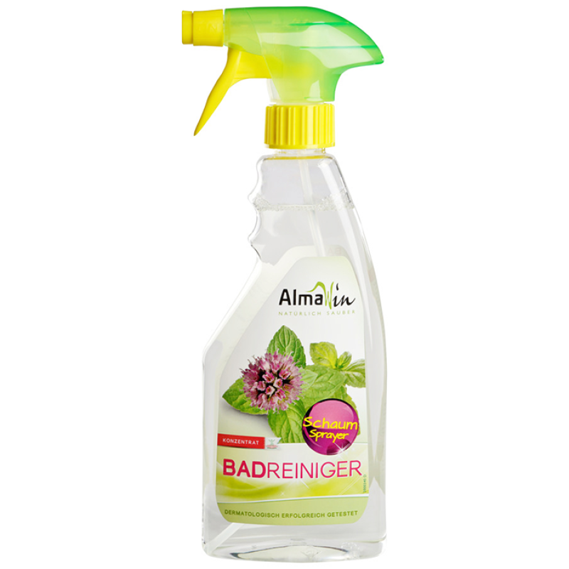 Dung dịch vệ sinh phòng tắm hữu cơ hương bạc hà Almawin 500ml