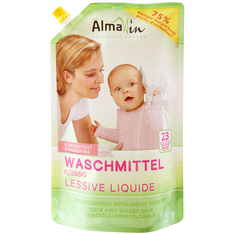 Dung dịch giặt hữu cơ (không dùng cho đồ lụa và cotton) Almawin 65ml