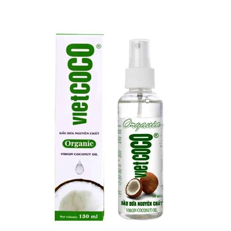 Dầu Dừa nguyên chất Vietcoco (130ml) - Lương Quới