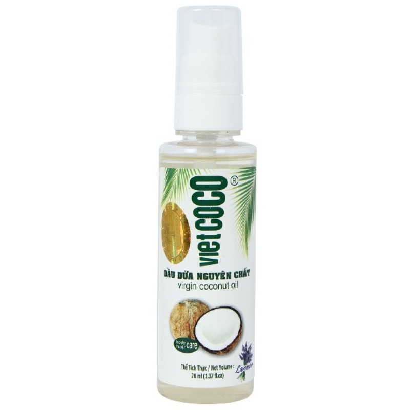 Dầu Dừa nguyên chất hương Lavender Vietcoco  (70ml) - Lương Quới