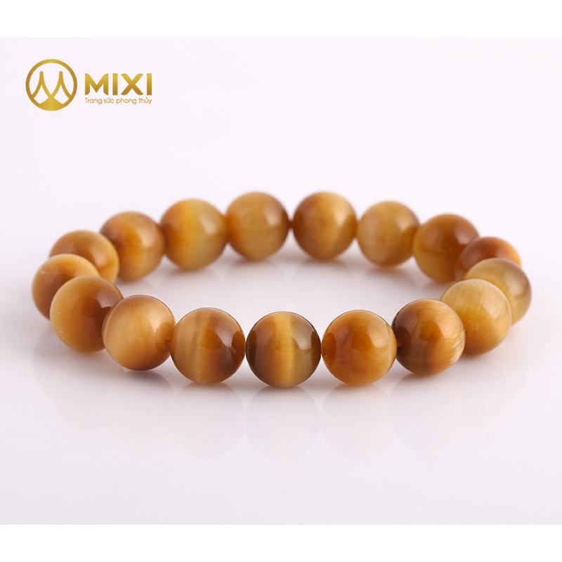 Vòng Tay Mắt Hổ Vàng Tươi 2A 12ly - Mixi