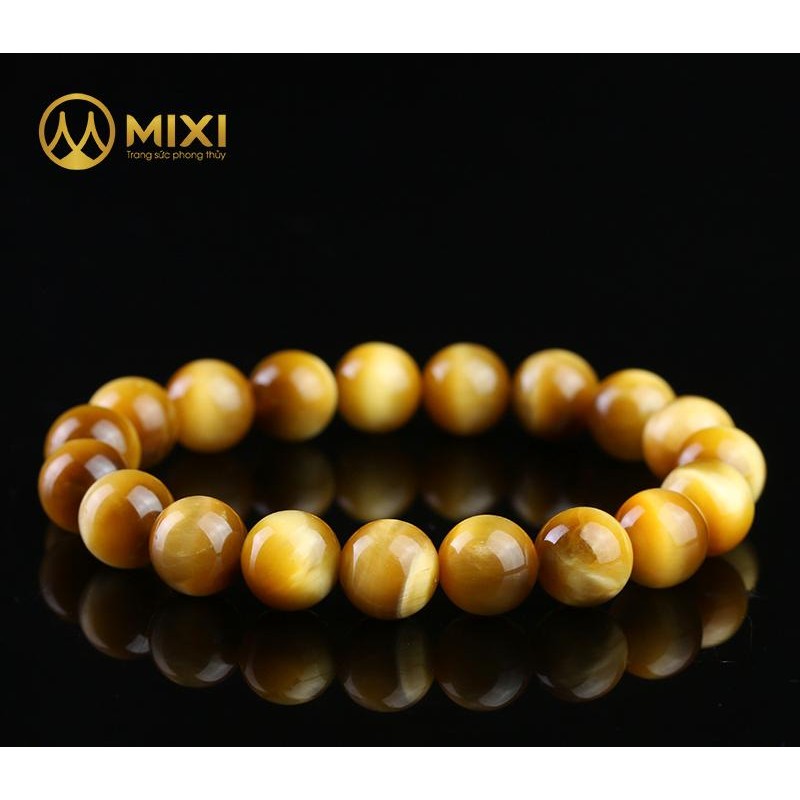 Vòng Tay Mắt Hổ Vàng Tươi 3A 10 ly - Mixi