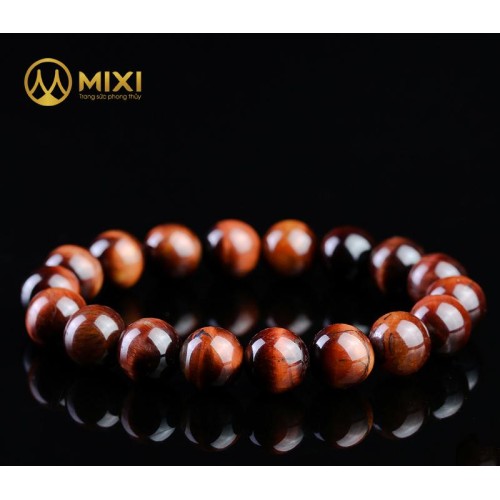 Vòng Tay Mắt Hổ Đỏ 1A 10 ly - Mixi
