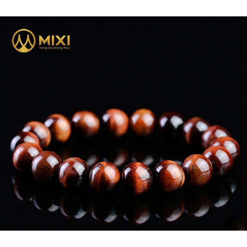 Vòng Tay Mắt Hổ Đỏ 1A 10 ly - Mixi