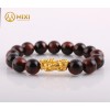 VT Đá Thạch Anh Tím 2A_10 Mix Charm Cỏ 4 Lá Bạc 999_BBL02_M - Mixi