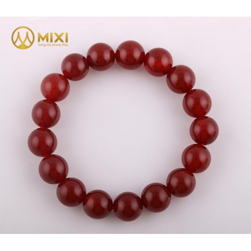 Vòng Tay Mã Não Đỏ_12_L 17 hạt - Mixi