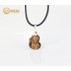 Mặt Dây Hồ Ly Mắt Hổ Nâu 2A (To) - Mixi