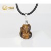 Mặt Dây Hồ Ly Mắt Hổ Nâu 2A (To) - Mixi