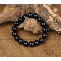 Vòng Tay Núi Lửa Obsidian 12 ly - Mixi