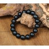 Vòng Tay Núi Lửa Obsidian Nhám 10 ly - Mixi