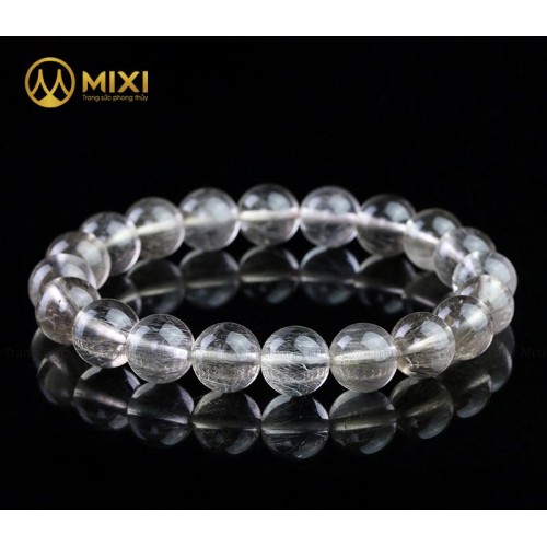 Vòng Tay Thạch Anh Tóc Trắng 2A 12 ly - Mixi