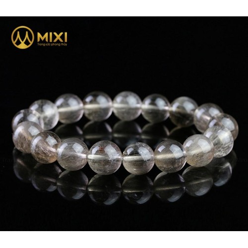 Vòng Tay Thạch Anh Tóc Trắng 2A 10 ly - Mixi