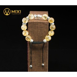 VT Tết Thạch Anh Vàng 2A_12 Mix Charm Tỳ Hưu Bạc 999_18_DTHB01- Mixi