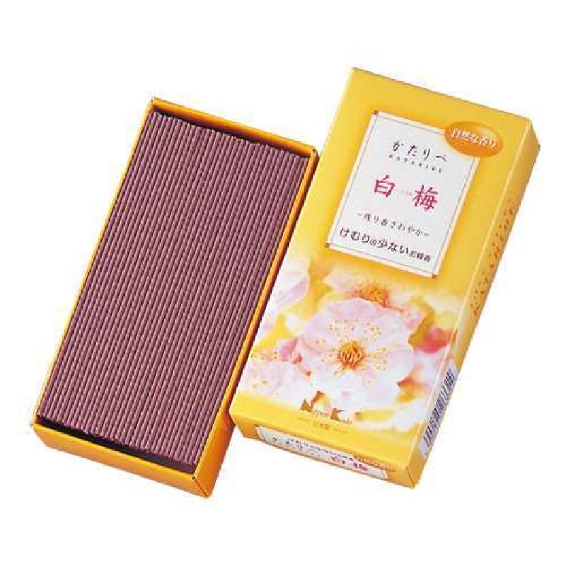 Nhang Thảo Mộc Ít Khói Kataribe Hoa Mận Trắng - Nhang Nhật Bản