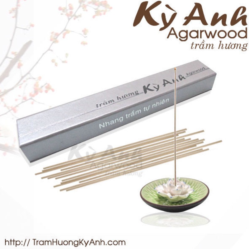 Nhang trầm hương không tăm nguyên chất 100% - Kỳ Anh