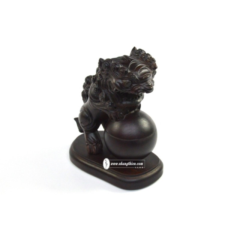 Lân xông trầm – gỗ muồng (18cm)