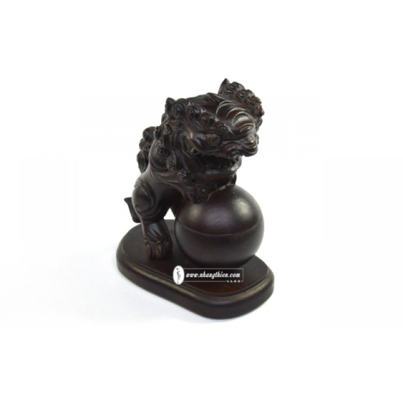 Lân xông trầm - gỗ muồng (25cm)