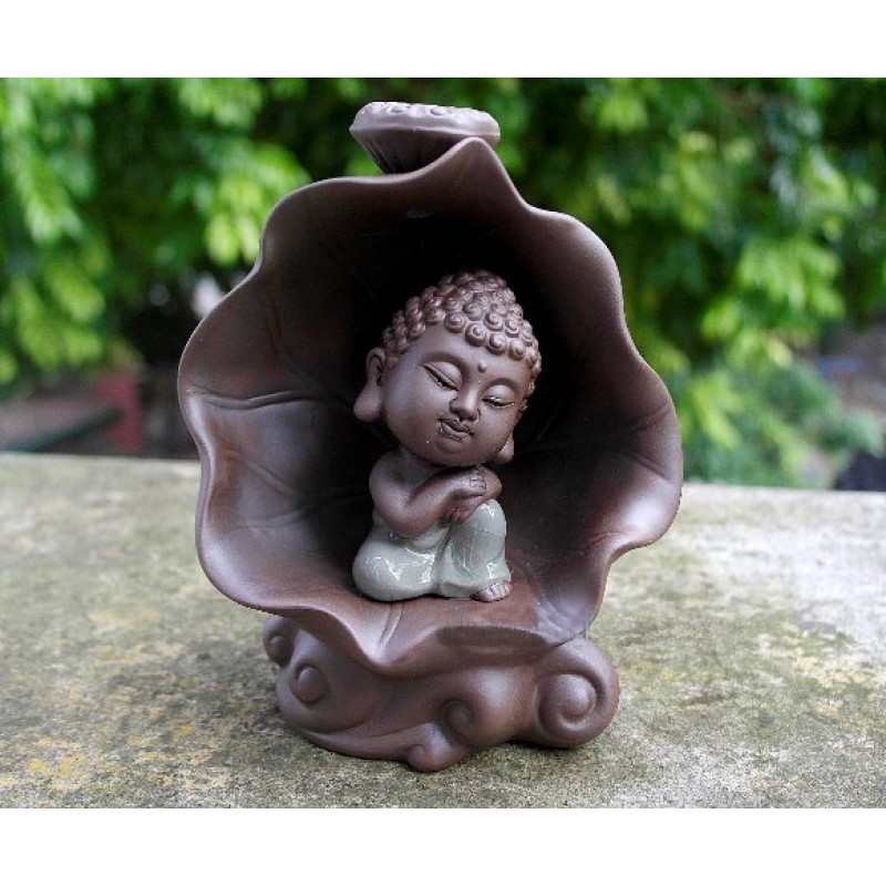 Thác khói Phật Ông Ngồi Đài Sen (nhỏ) - Thác khói Nhang Thiền