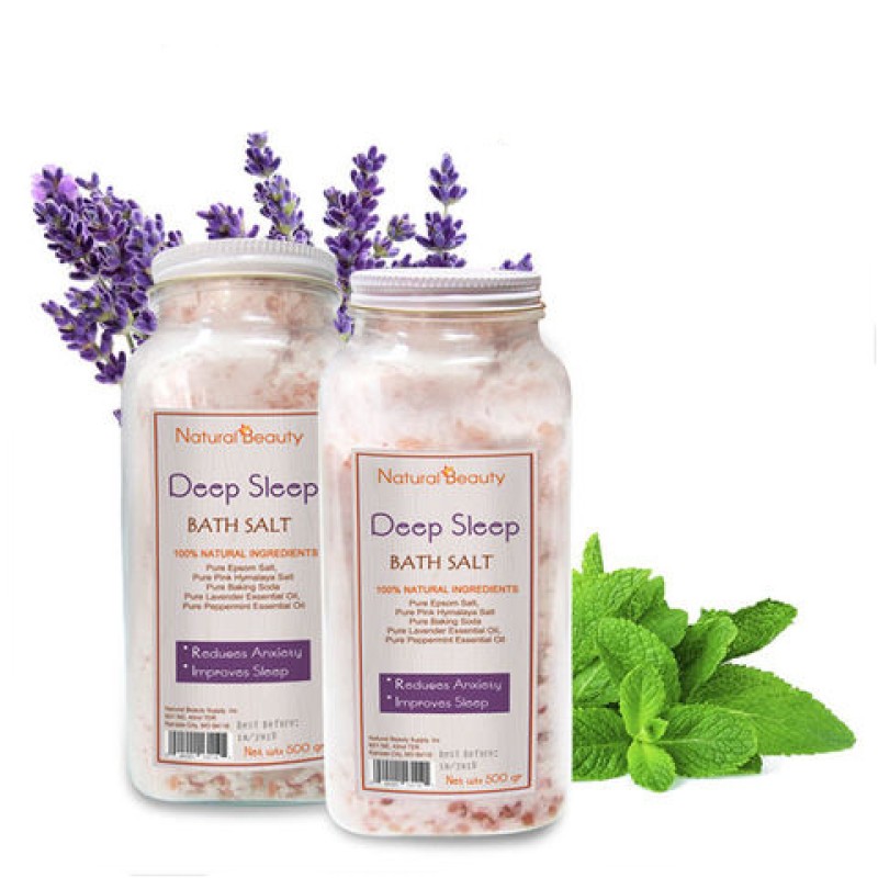 Muối Tắm Cải Thiện Giấc Ngủ - Deep Sleep Bath Salt 454g - TT Natural Look (Quà Từ Thiên Nhiên)