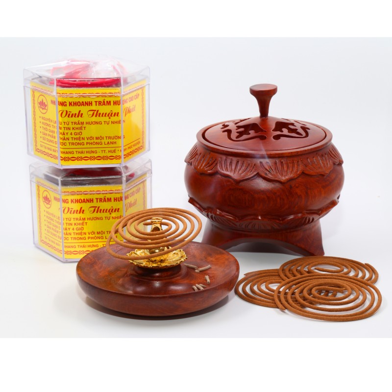 Nhang khoanh trầm hương cao cấp 4h