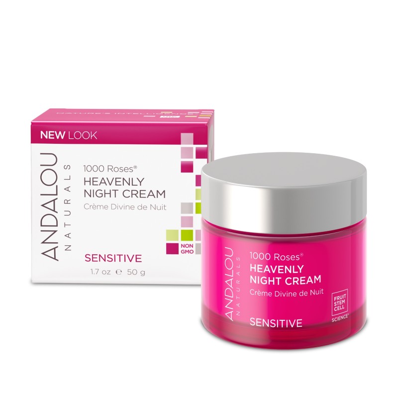 Kem Dưỡng Da Ban Đêm 1000 Roses™ Heavenly Night Cream (Dành Cho Da Khô và Nhạy Cảm) - Andalou 
