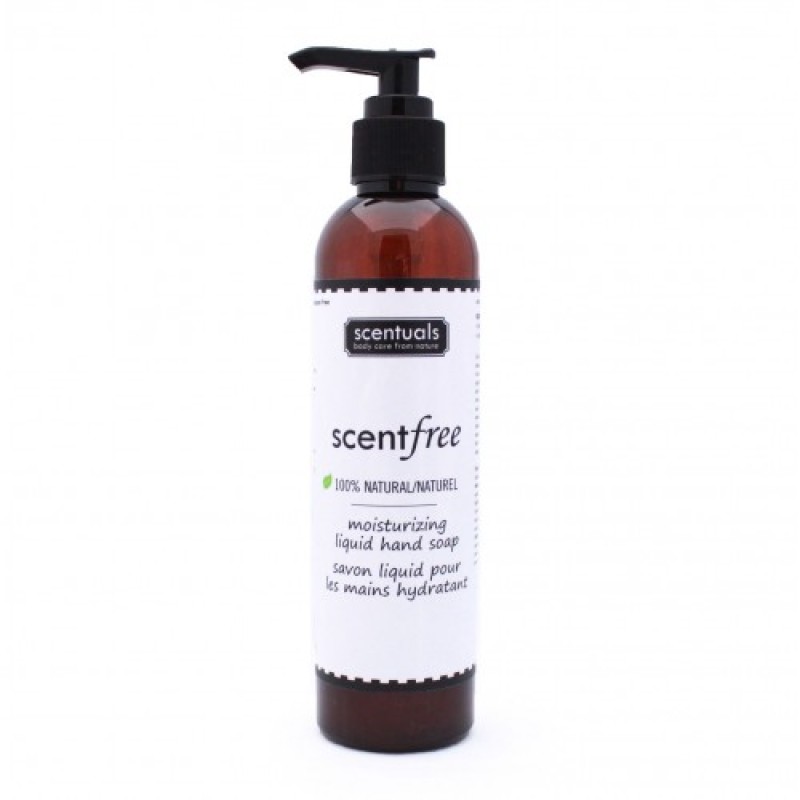 Nước Rửa Tay Dưỡng Ẩm Không Mùi - Scentfree Hand Soap 250ml - Scentuals