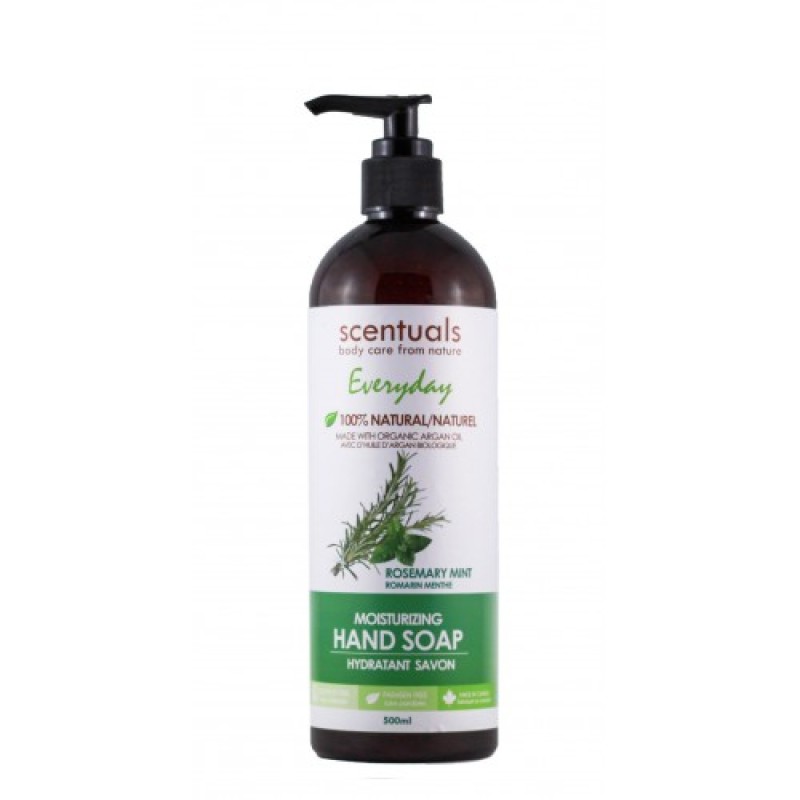 Nước Rửa Tay Giữ Ẩm Hương Thảo - Rosemary Mint Hand Soap 500ml - Scentuals