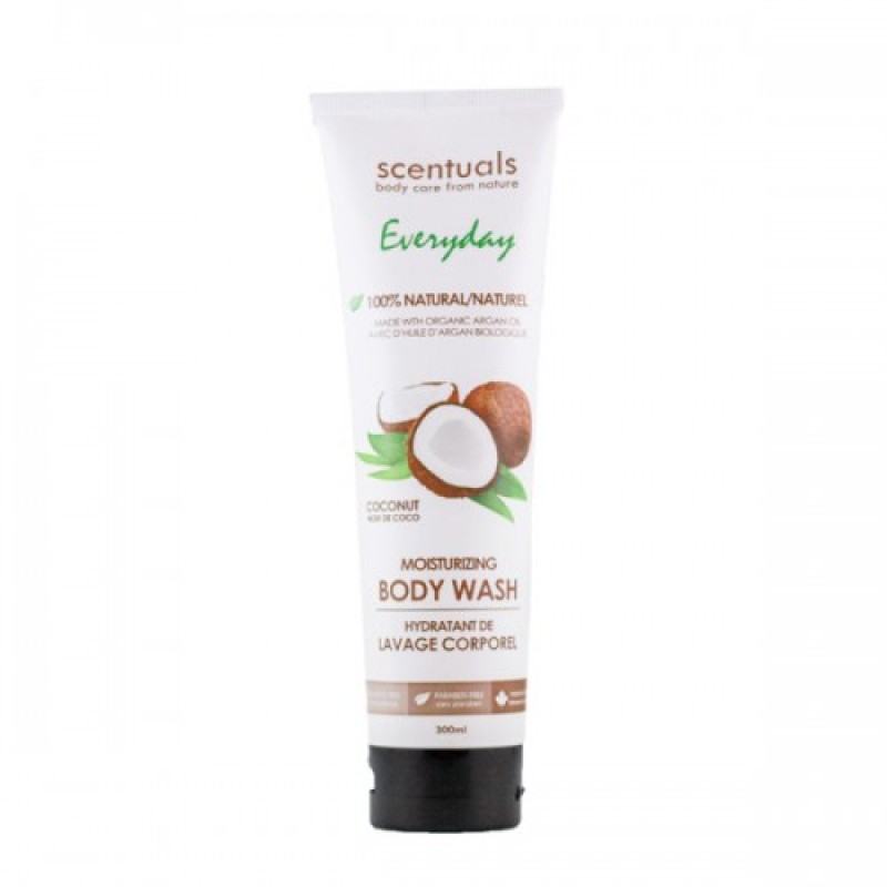 Sữa Tắm Giữ Ẩm Dầu Dừa - Coconut Body Wash 300ml - Scentuals