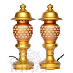 Đèn trái thơm (đồng - 26cm)