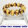 VÒNG TAY PHONG THỦY ĐÁ MẮT HỔ CHẠM RỒNG 8 ly - Vòng Tay Phong Thủy