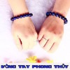 VÒNG TAY PHONG THỦY ĐÁ MẮT HỔ XANH ĐẬM 14 ly - Vòng Tay Phong Thủy
