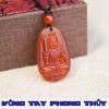 Mặt Dây Chuyền Phật Bản Mệnh Bất Mộng Vương Minh Đá Mã Não Lớn - Vòng Tay Phong Thủy