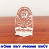 Mặt Dây Chuyền Bản Mệnh Hư Không Tạng Bồ Tát Đá Lưu Ly Trắng - Vòng Tay Phong Thủy