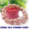 Vòng Tay Phong Thủy Thạch Anh Tóc Đỏ 12 ly - Vòng Tay Phong Thủy