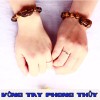 VÒNG TAY PHONG THỦY ĐÁ MẮT HỔ MẶT TỲ HƯU 12 ly - Vòng Tay Phong Thủy