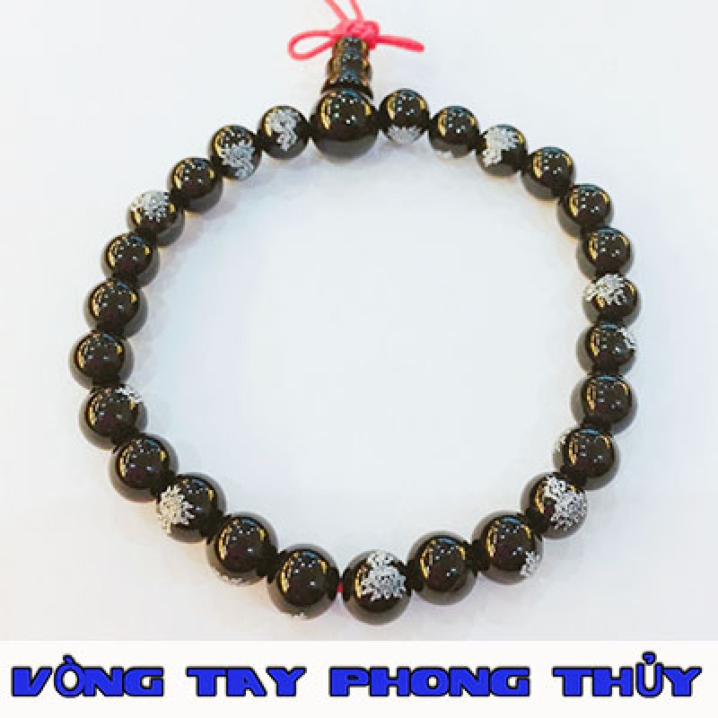 Vòng Tay Phong Thủy Đá Huyền Đen Hồ Lô 12 ly - Vòng Tay Phong Thủy