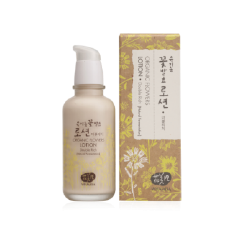 Sữa Dưỡng Dành Cho Da Thường Và Da Khô - Organic Flowers Lotion - Double Rich (120ml) - Whamisa 