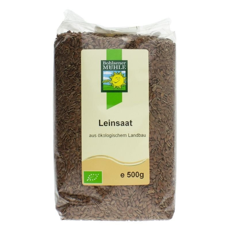 Hạt lanh nâu hữu cơ 500g - Bohlsener Muhle