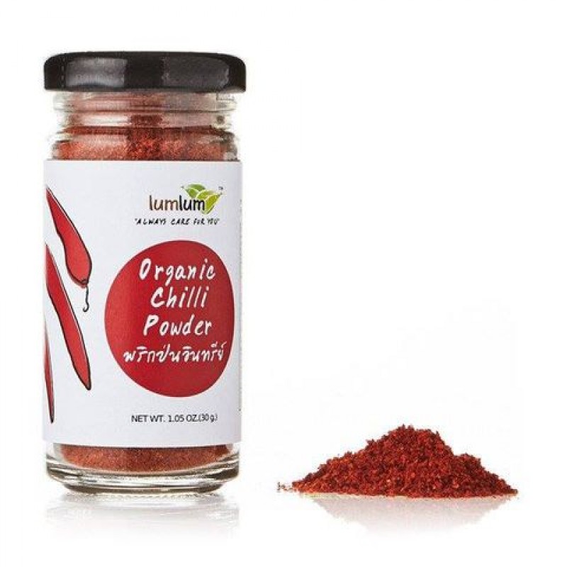 Bột ớt cay hữu cơ 30g - Lumlum