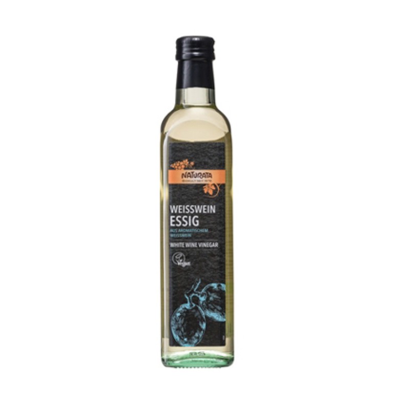 Giấm vang trắng hữu cơ 500ml - Naturata