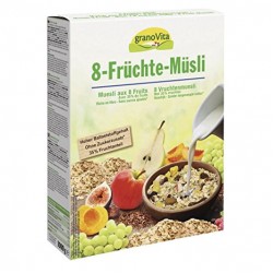 Ngũ cốc hỗn hợp trái cây nho khô, mơ ,lê, táo,sung ,đào, mâm xôi Granovita 1 kg