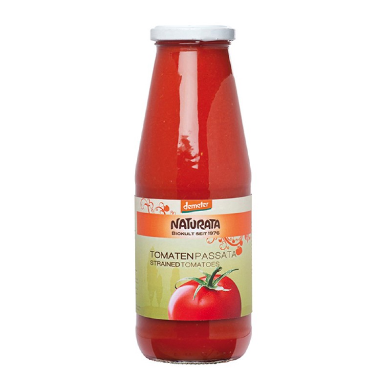 Sốt cà chua xay nhuyễn hữu cơ 700g - Naturata