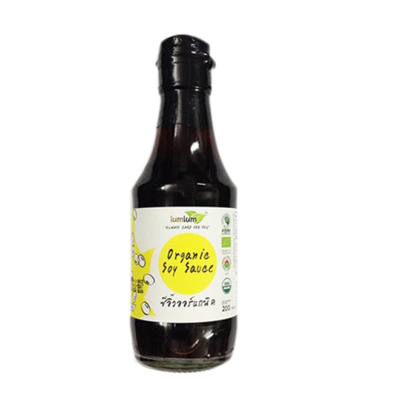 Nước tương đậu nành hữu cơ 200ml - Lumlum
