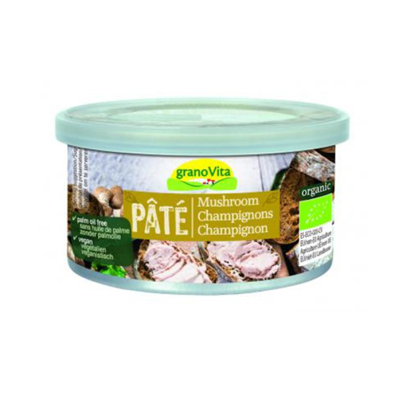 Pate nấm hữu cơ GranoVita 125g