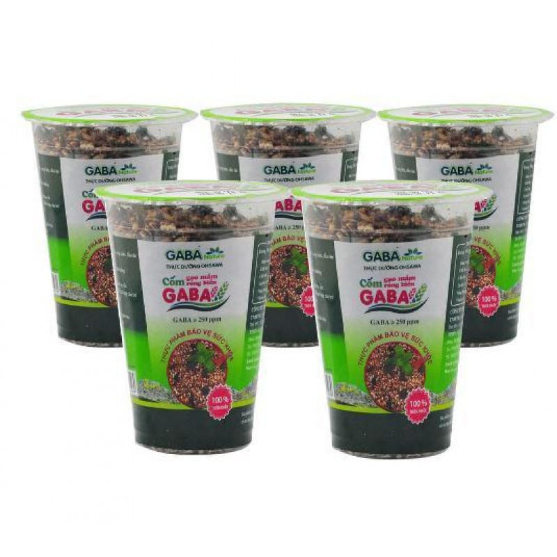 Cốm gạo lứt nẩy mầm rong biển (100g) - 05 hộp