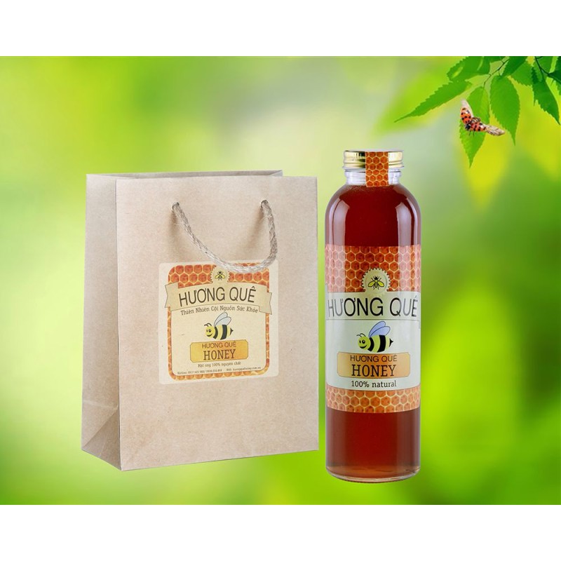 Mật Ong Hương Quê (500ml) - Hương Quê Honey