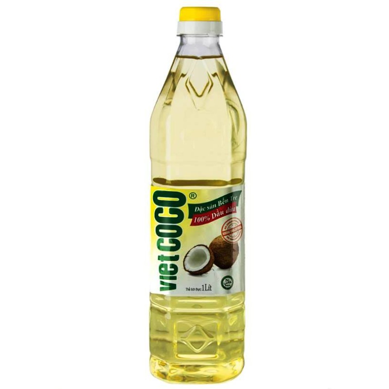 Dầu Dừa tinh luyện Vietcoco (1 lít) - Lương Quới