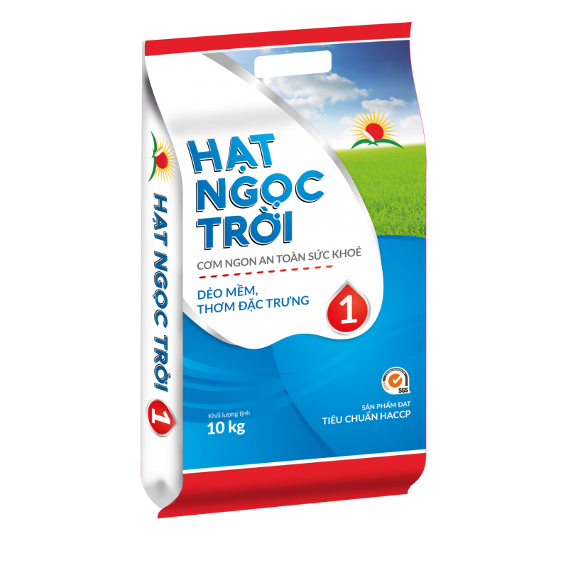 Gạo Hạt Ngọc Trời Số 1 (10kg) -  Lộc Trời